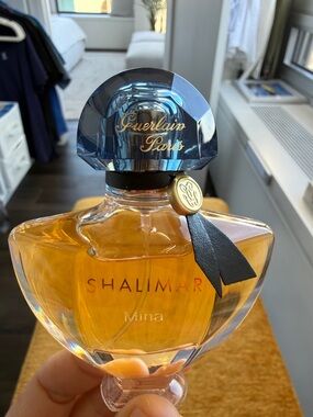 GUERLAIN Shalimar Amber & Blue Glass Bottle